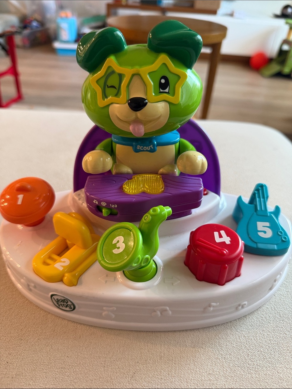 LeapFrog Scout's Count & Colors Band Musical Learning Toy Lights Sounds Test